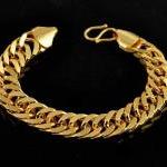 Men's Gorgeous 18k Yellow Gold Plated..