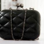 Grid Pattern Shoulder Bags Clutch Purse Handbag..