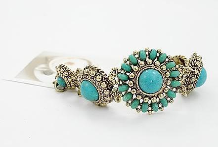 Retro Bohemian Turquoise Bracelet