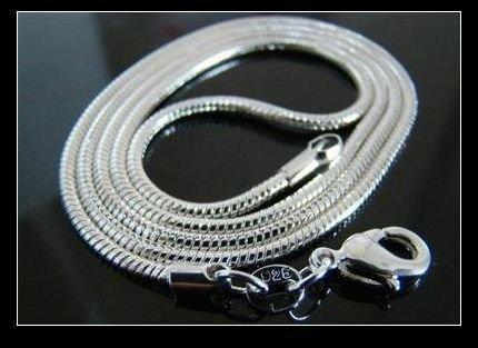 .925 Sterling Silver, 20 Inch Snake Chain!