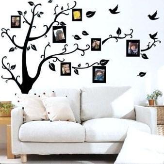 Wall Decal Sticker Removable Photo Frame Tree Family Quote Branches Home Decor